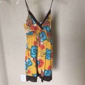 Yellow full tilt dress